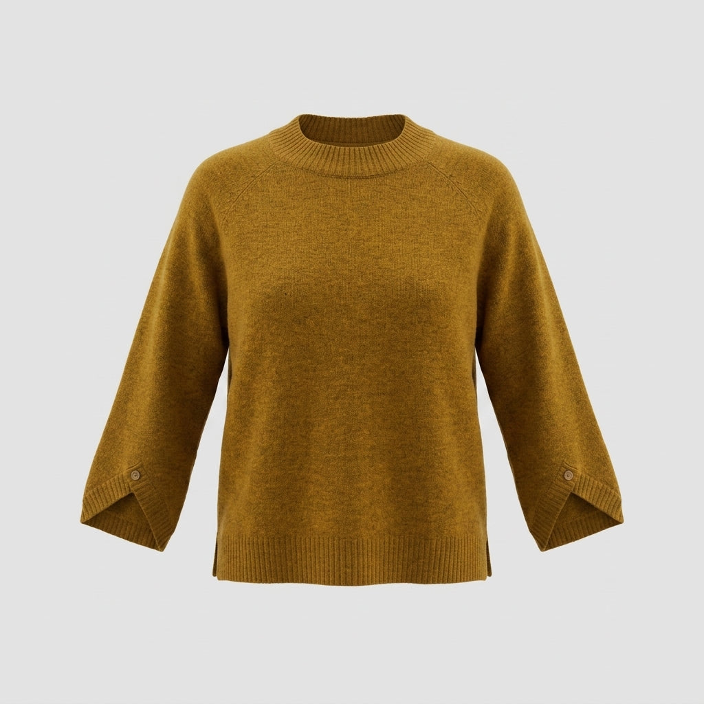 Lind LiAshley Knit Pullover 1520 Messing Melange