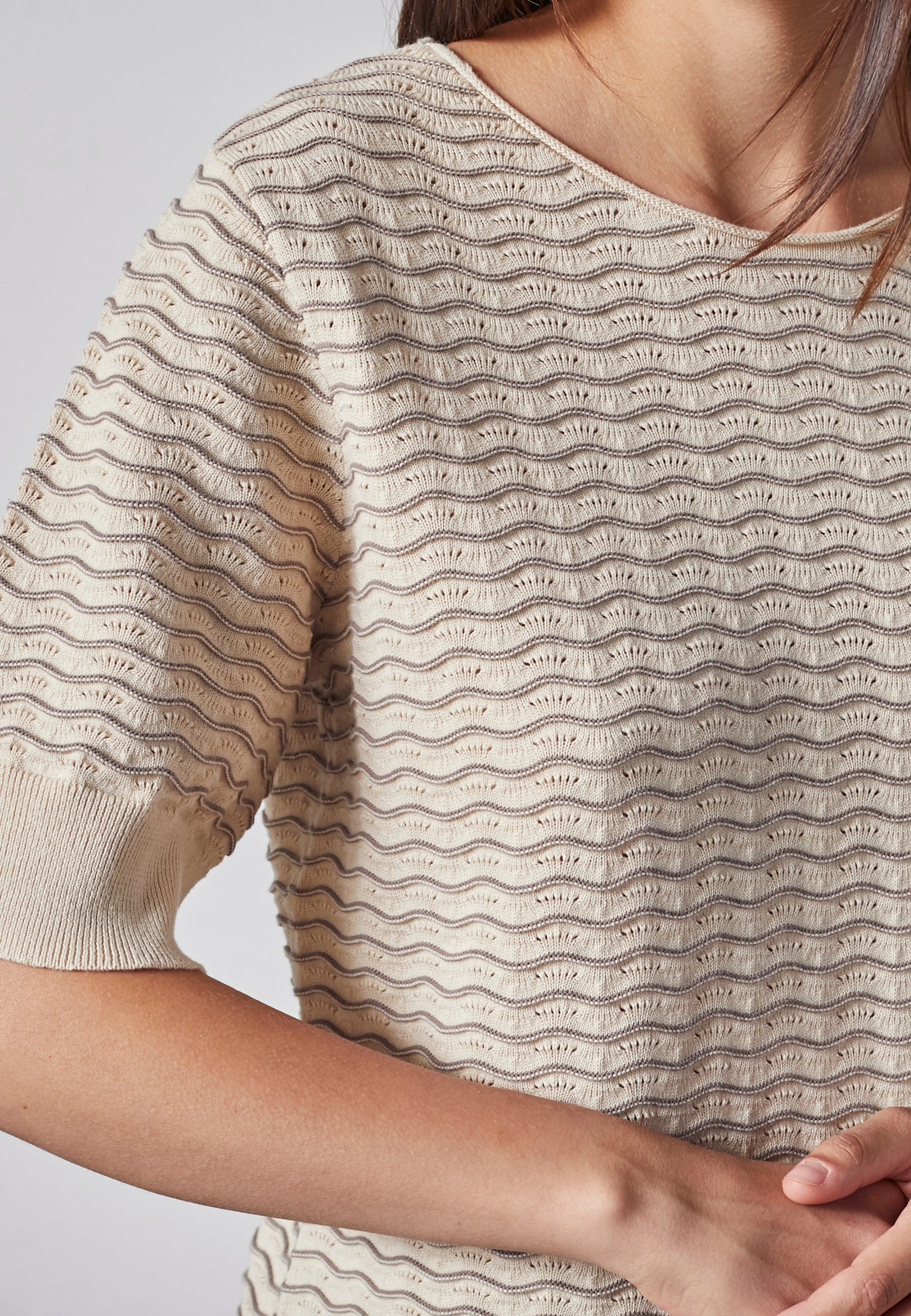 Lind LiBri Knit Pullover 1500 BROWN