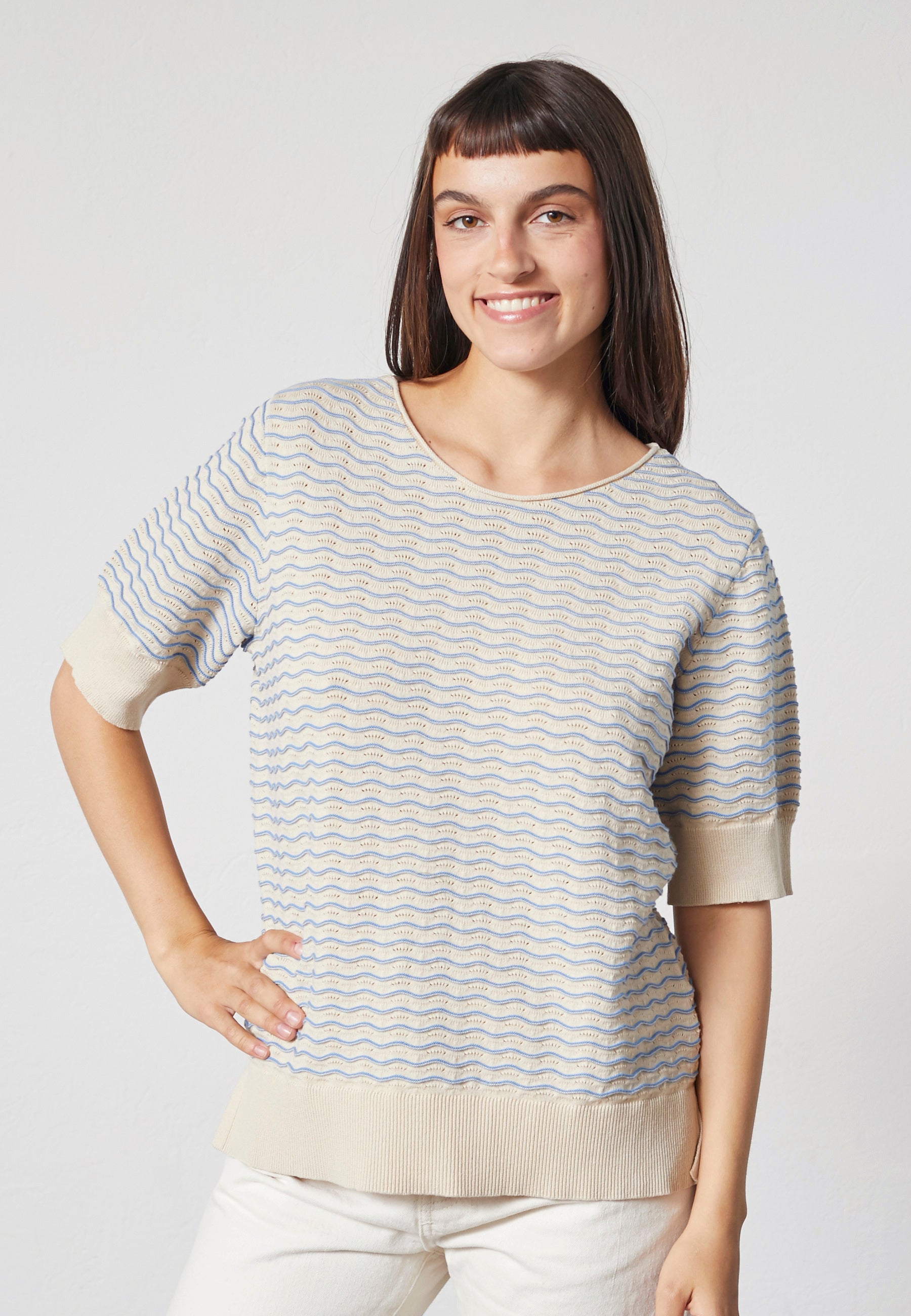 Lind LiBri Knit Pullover 5450 Sky Blue