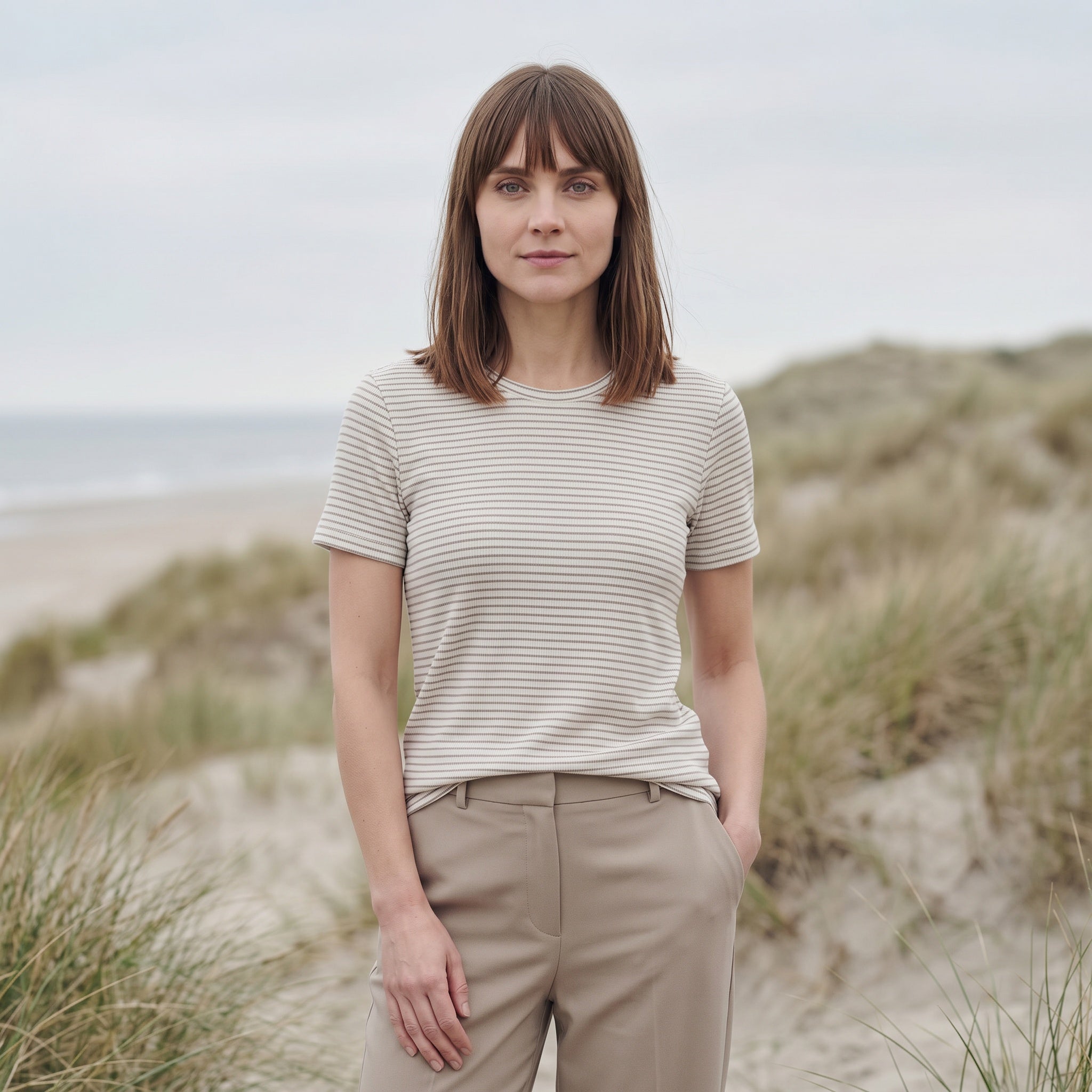 Lind LiDea T-Shirt 1315 Taupe