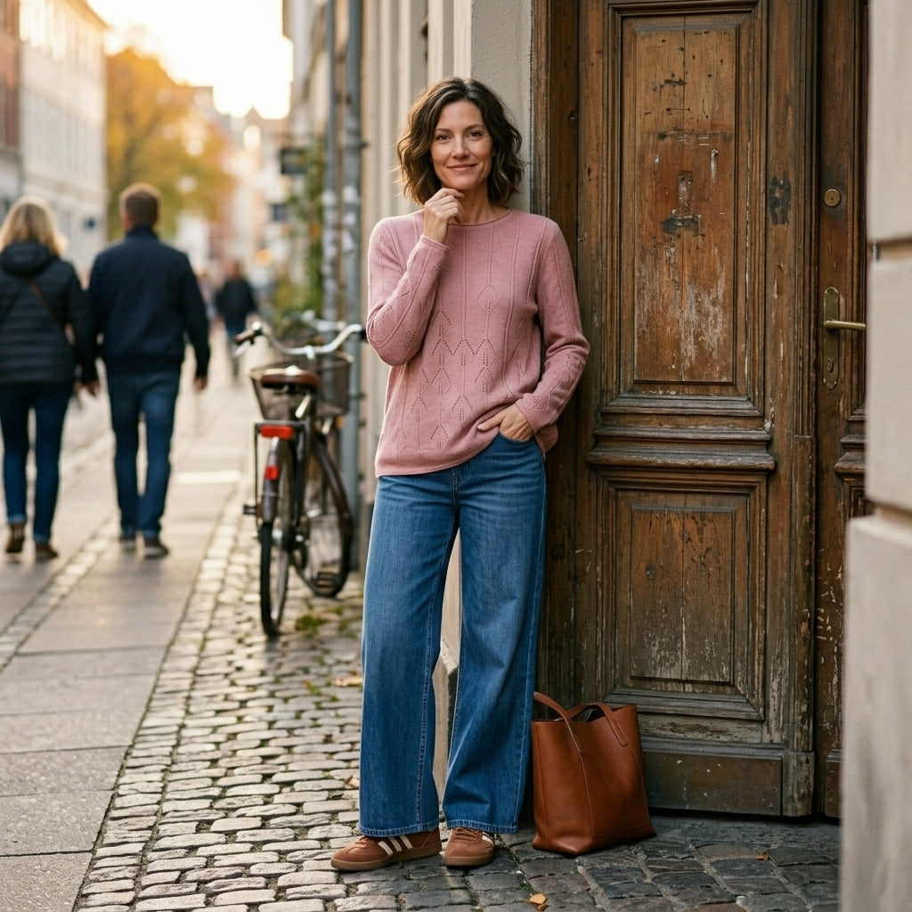 Lind LiDenise Knit Pullover 1809 Rose melange