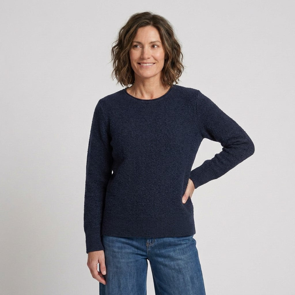 Lind LiEstell Knit Pullover 5999 NAVY BLUE