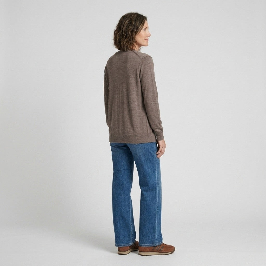 Lind LiKarina Knit Cardigan 1500 BROWN