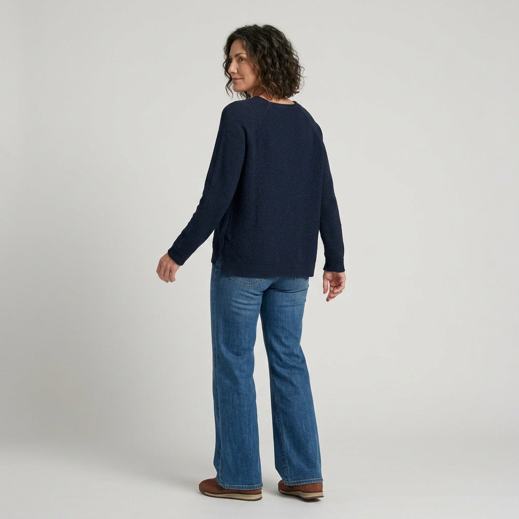 Lind LiKate Knit Pullover 5999 NAVY BLUE
