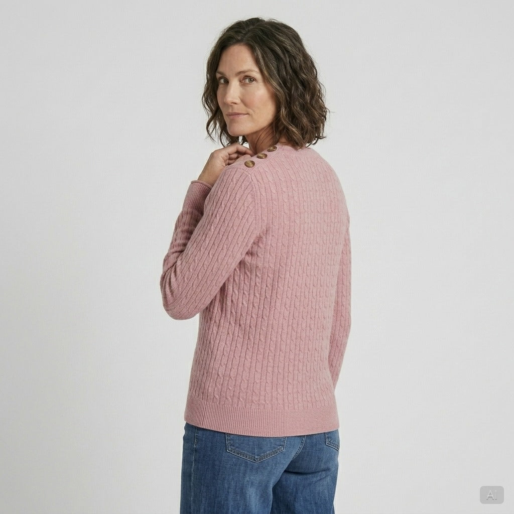 Lind LiLeah Knit Pullover 1809 Rose melange