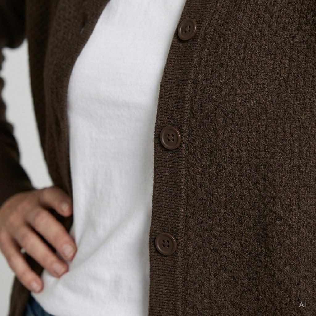 Lind LiLivia Knit Cardigan 1500 BROWN