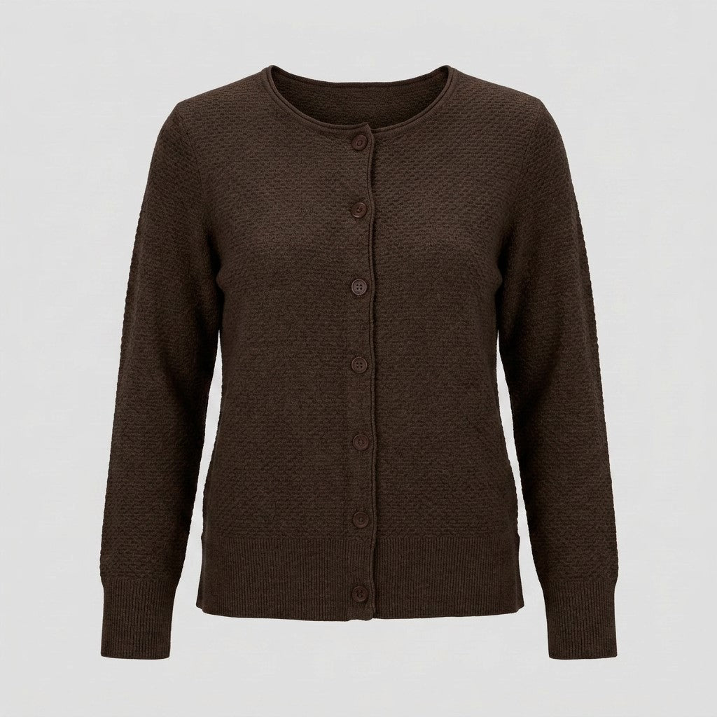 Lind LiLivia Knit Cardigan 1500 BROWN