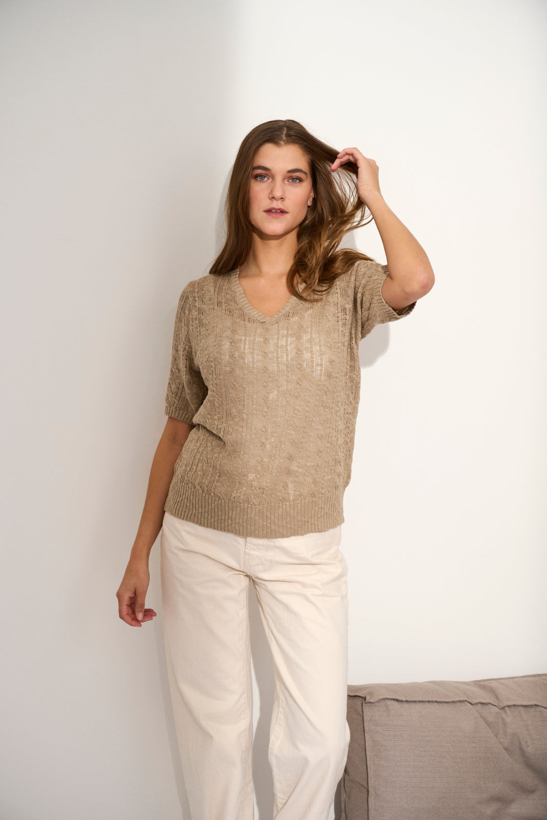 Lind LiMiabel Knit Pullover 1000 OFF WHITE