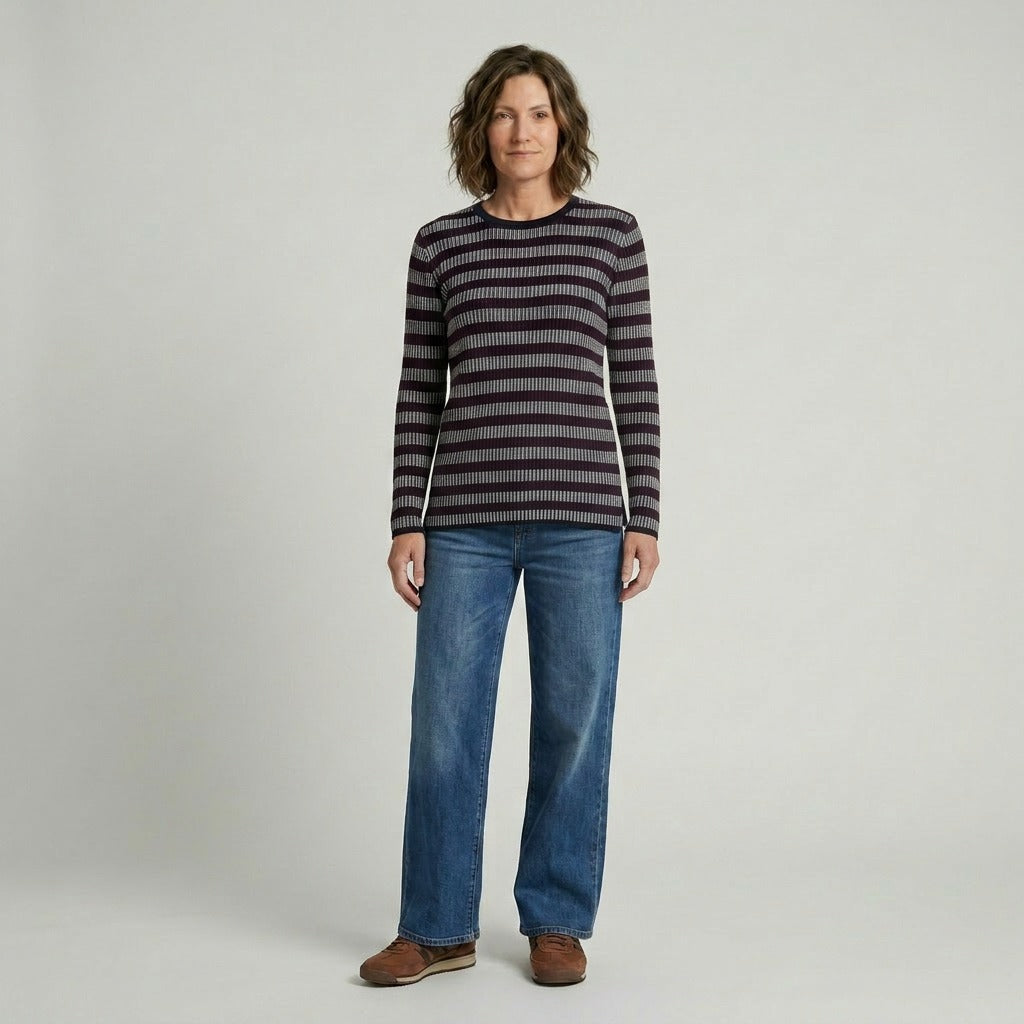 Lind LiNadia Knit Pullover 5999 NAVY BLUE