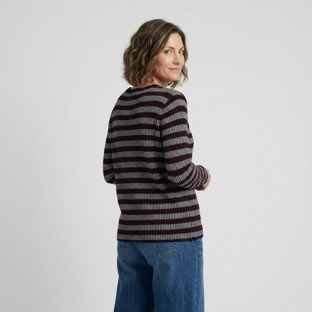 Lind LiNadia Knit Pullover 5999 NAVY BLUE