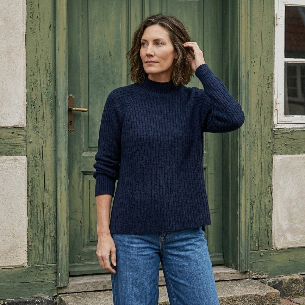 Lind LiRita Knit Pullover 5999 NAVY BLUE