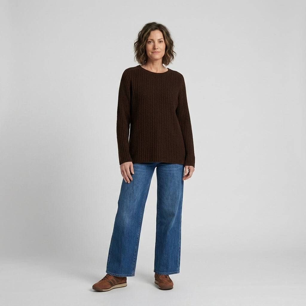 Lind LiTania Knit Pullover 1500 BROWN