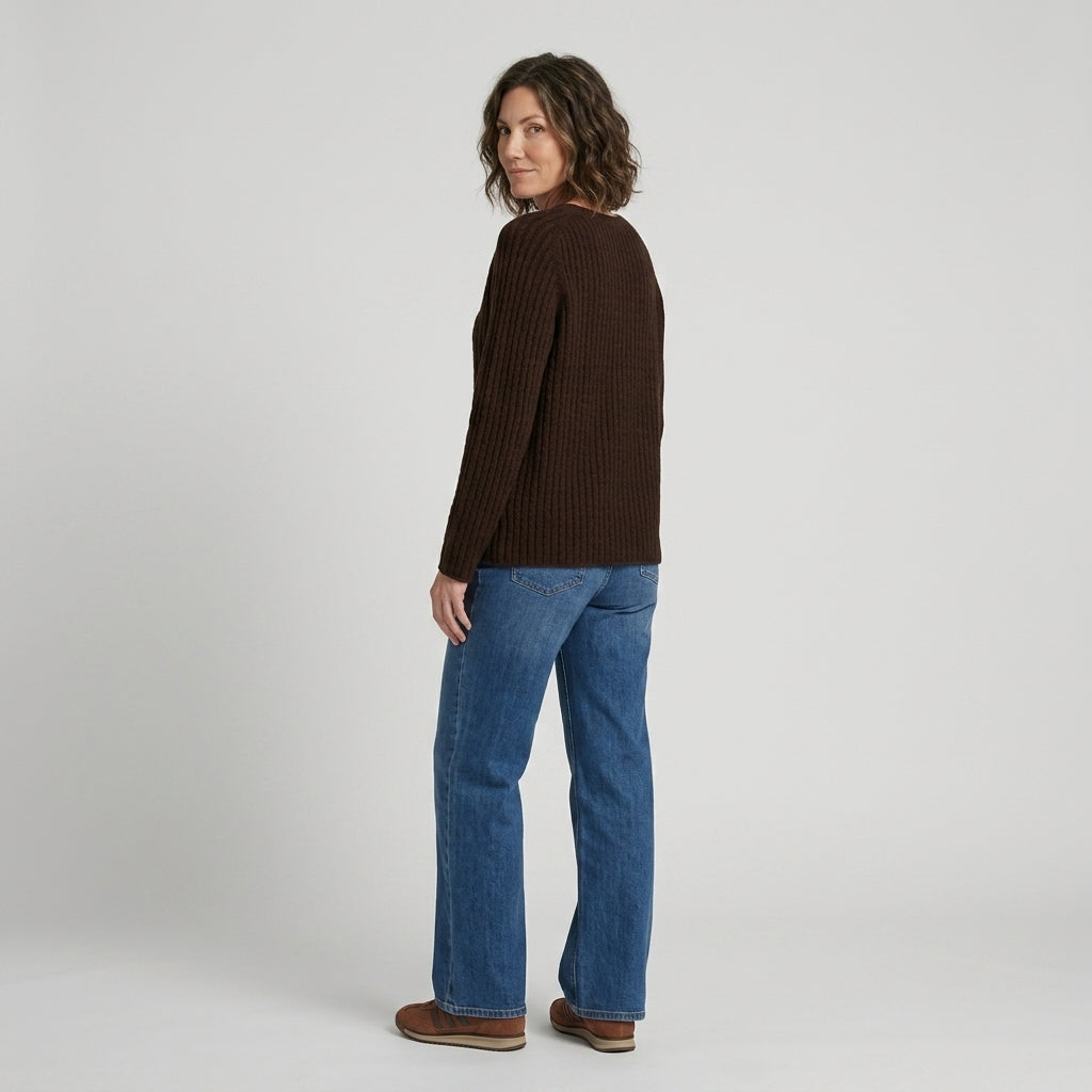 Lind LiTania Knit Pullover 1500 BROWN