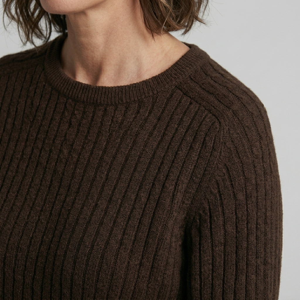 Lind LiTania Knit Pullover 1500 BROWN