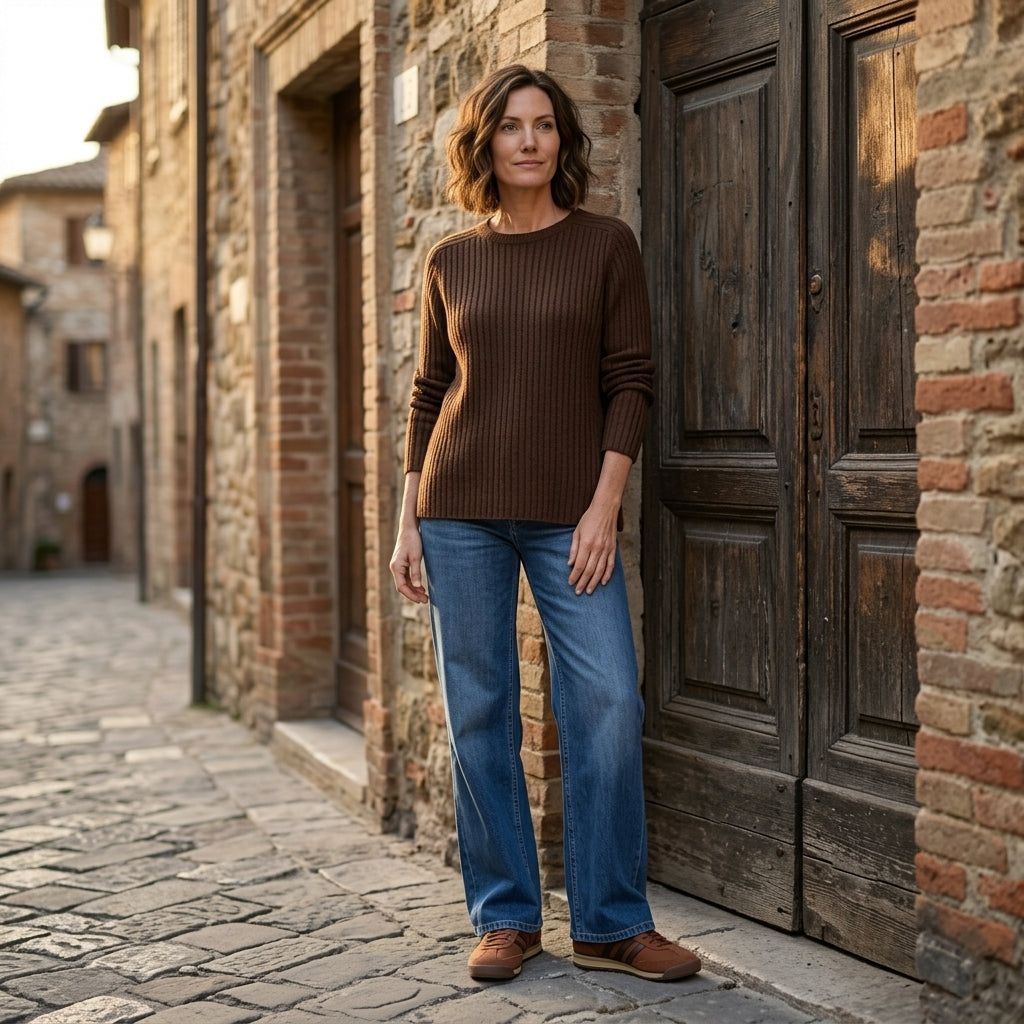 Lind LiTania Knit Pullover 1500 BROWN