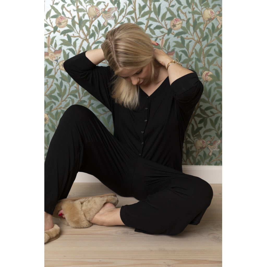 Cozy by JZ Like butter jumpsuit Jumpsuit Black
