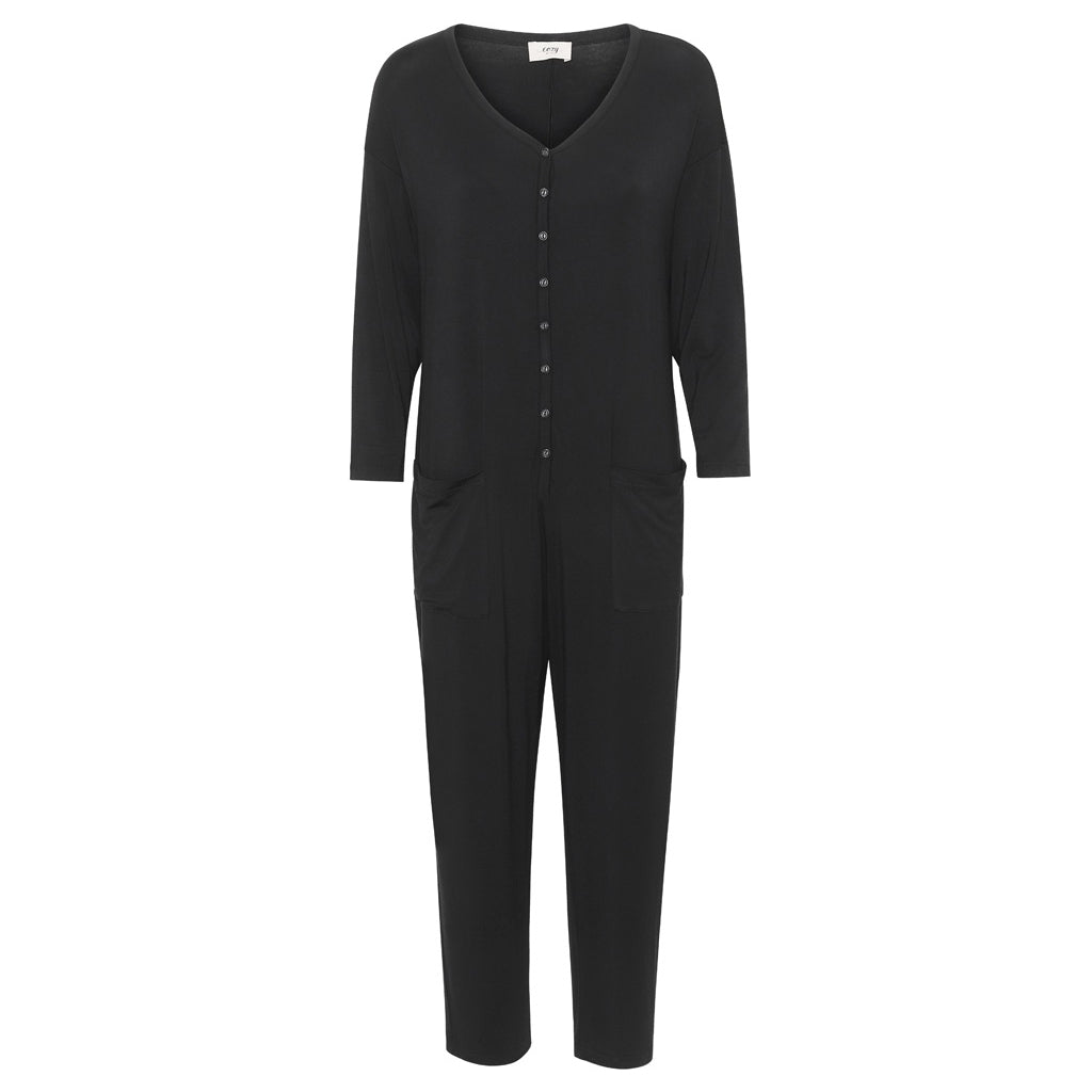 Cozy by JZ Like butter jumpsuit Jumpsuit Black