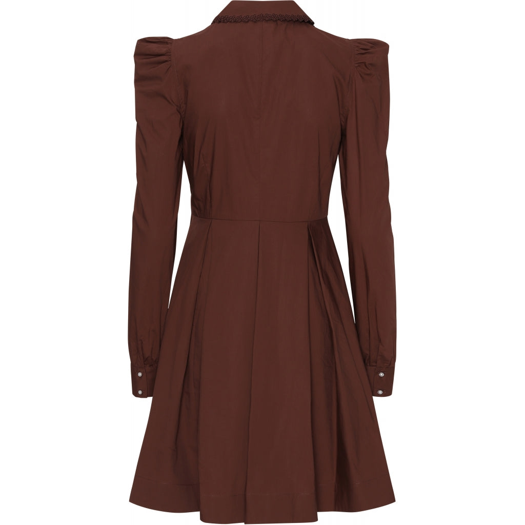 Custommade Lucy dress Dress Rum raisin brown
