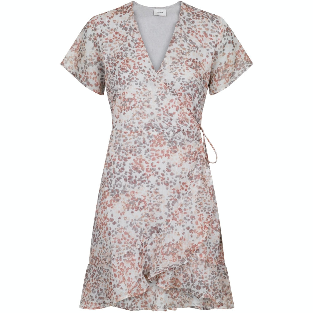 Neo Noir Malta faded leo dress Dress Off white