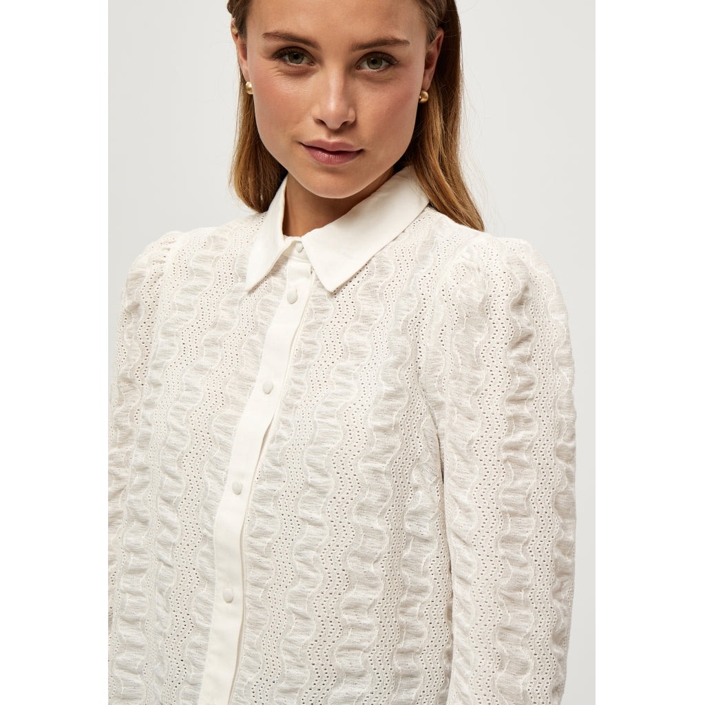 Minus Masia shirt Skjorter og bluser Broken white