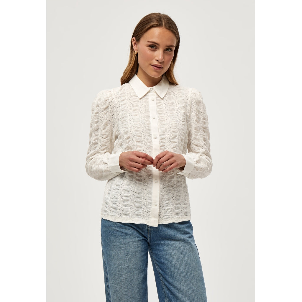 Minus Masia shirt Skjorter og bluser Broken white