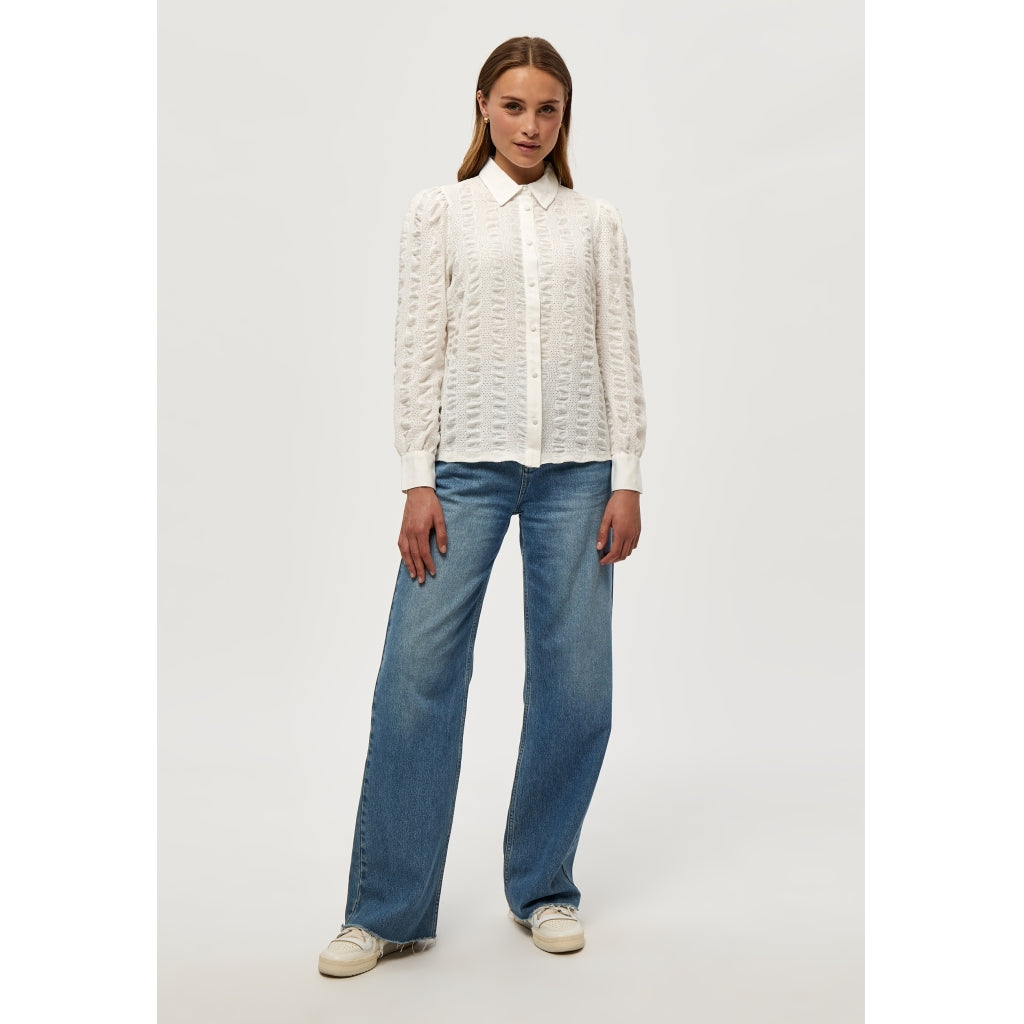 Minus Masia shirt Skjorter og bluser Broken white