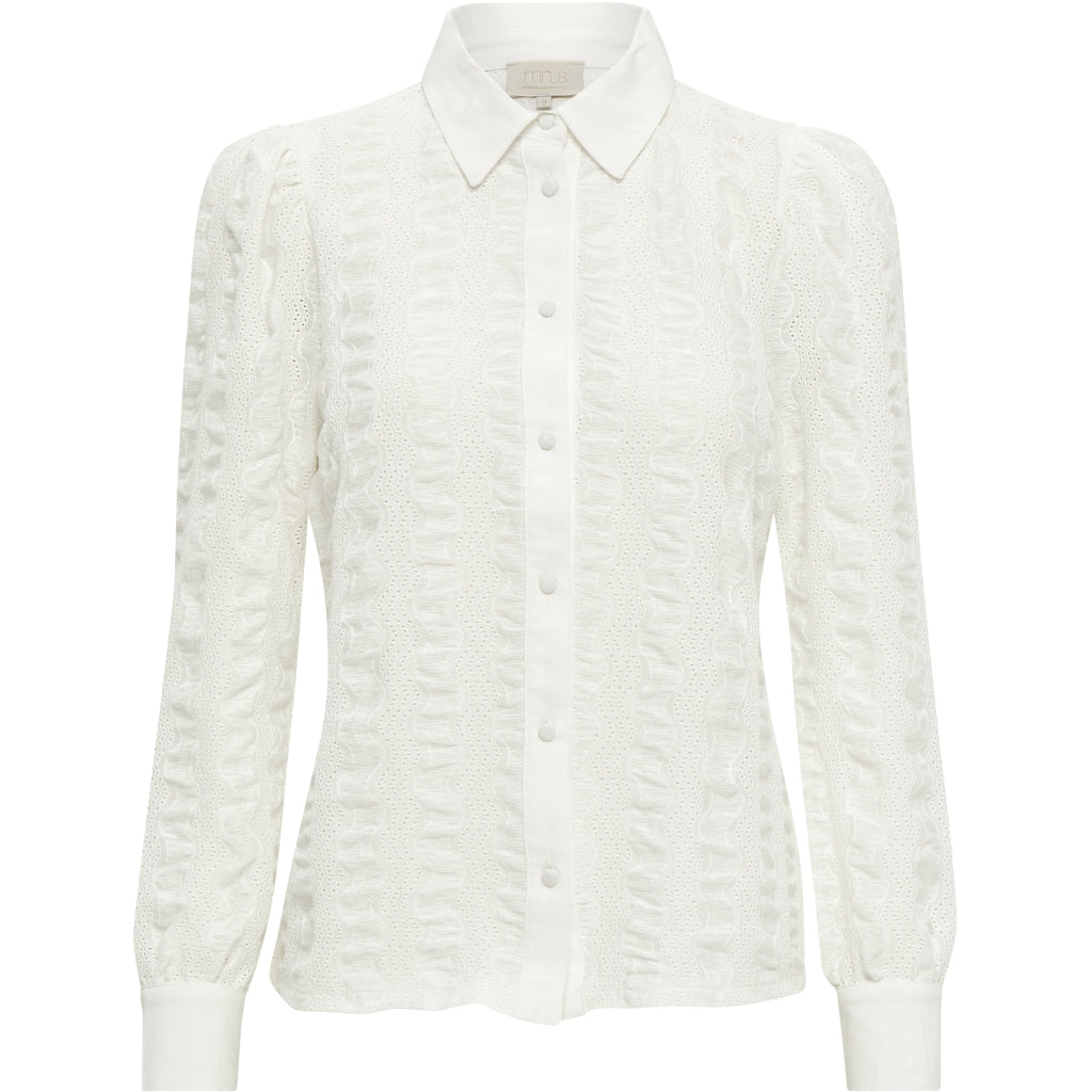 Minus Masia shirt Skjorter og bluser Broken white