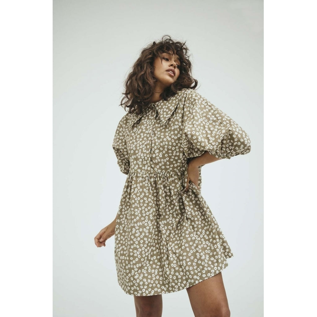 NORR Meadow dress Dress Green print
