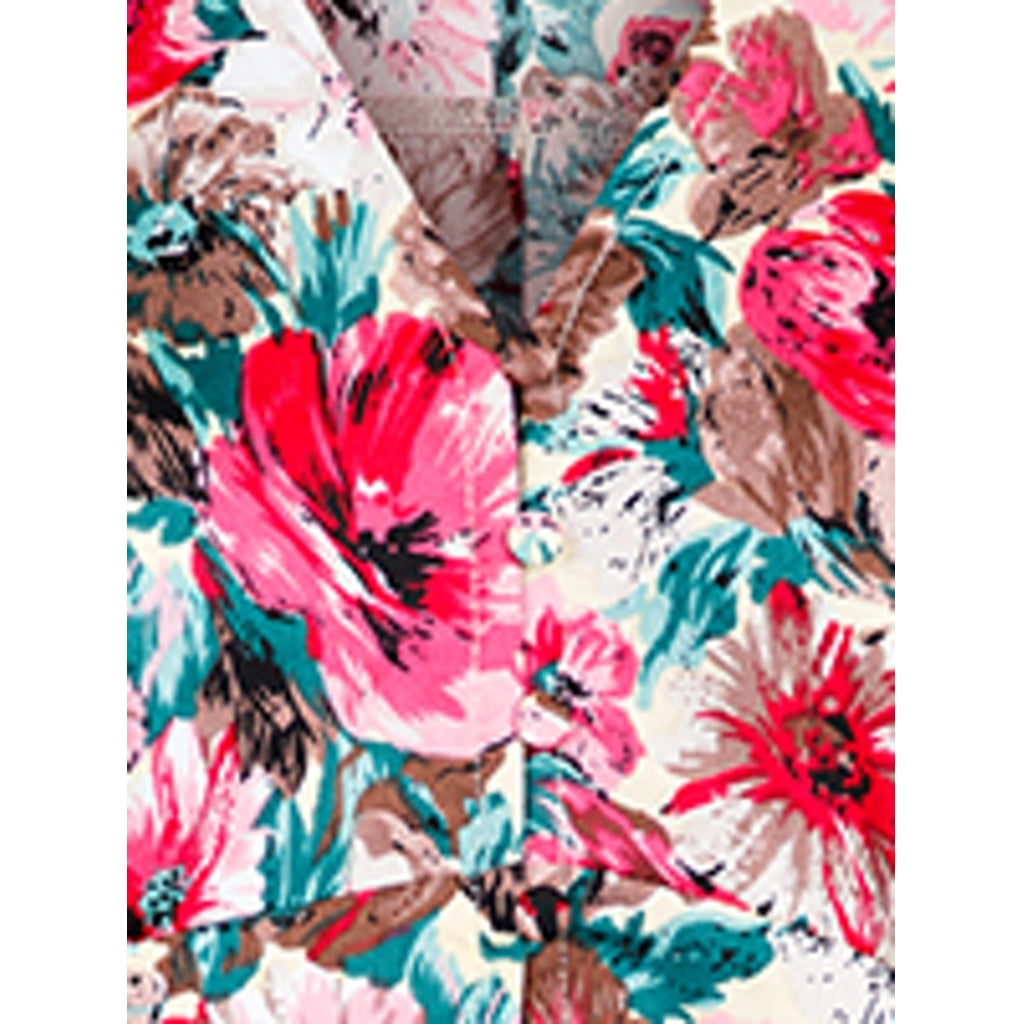 Neo Noir Meryl flower candy blouse Skjorter og bluser Light yellow