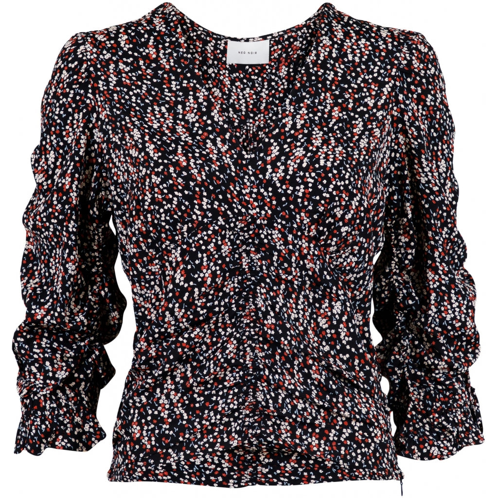 Neo Noir Mimma mini bellis blouse Skjorter og bluser Black