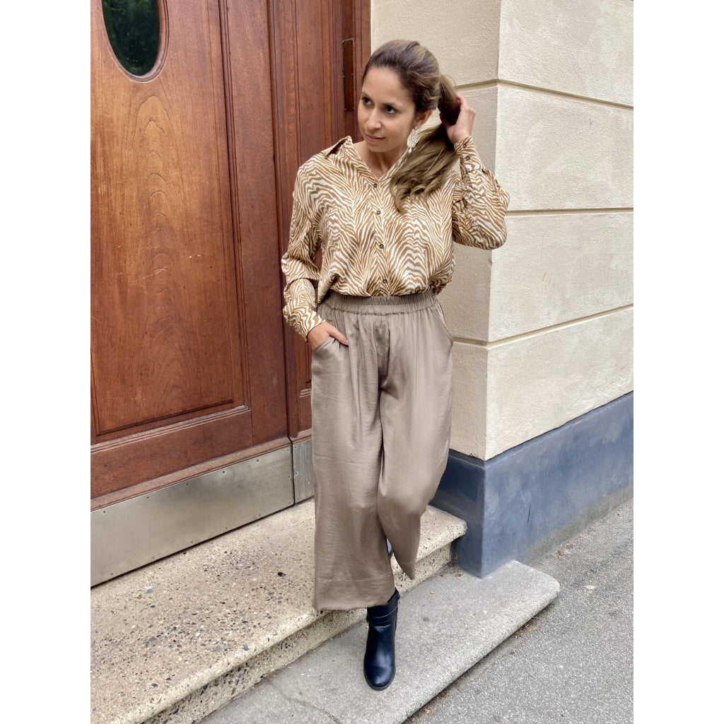 Second Female Minga new trousers Pants Stone green