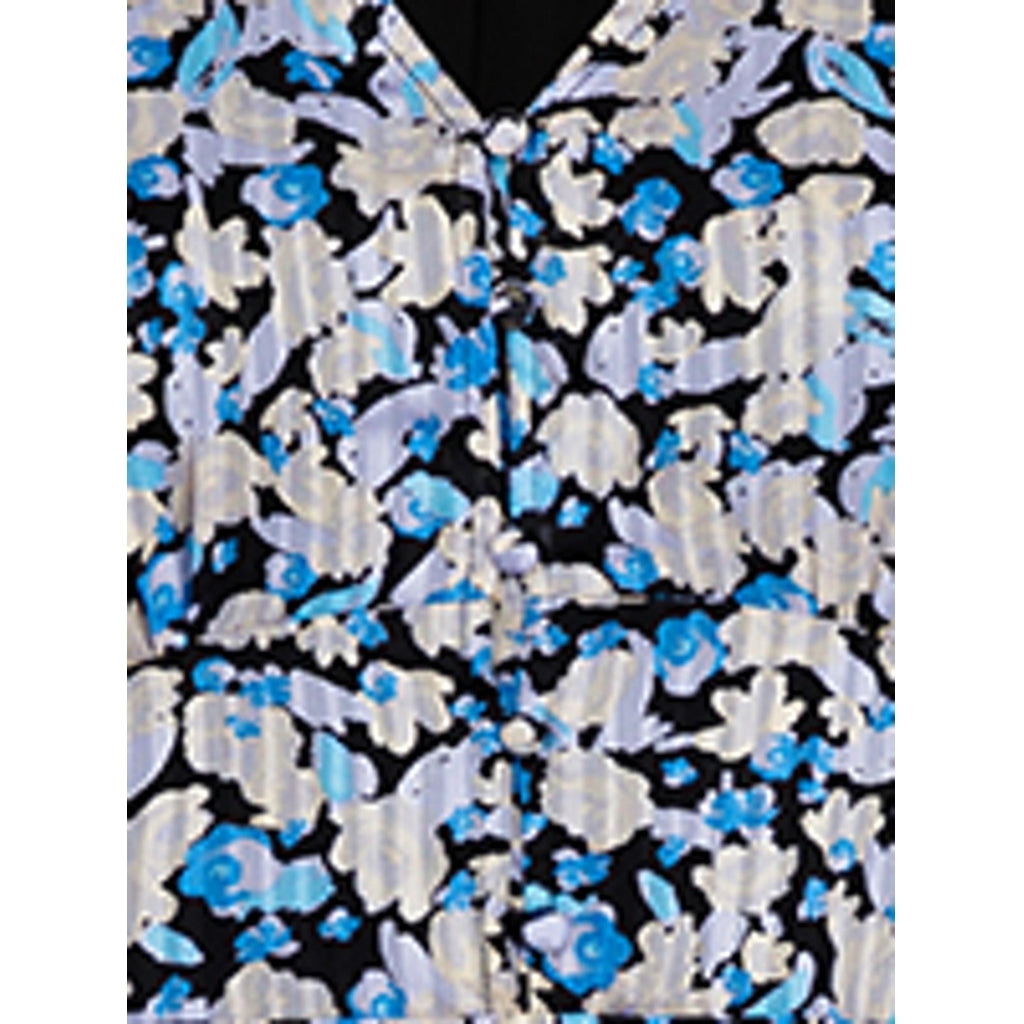 Neo Noir Mitchell moon flower dress Dress Blue