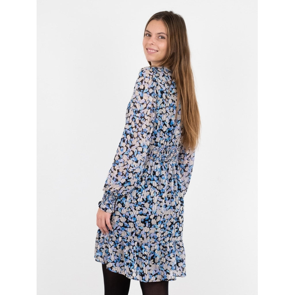 Neo Noir Mitchell moon flower dress Dress Blue