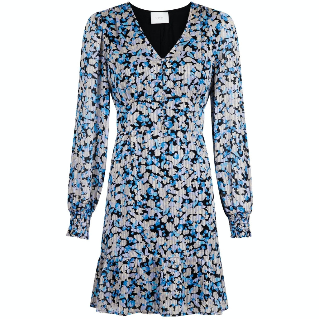 Neo Noir Mitchell moon flower dress Dress Blue