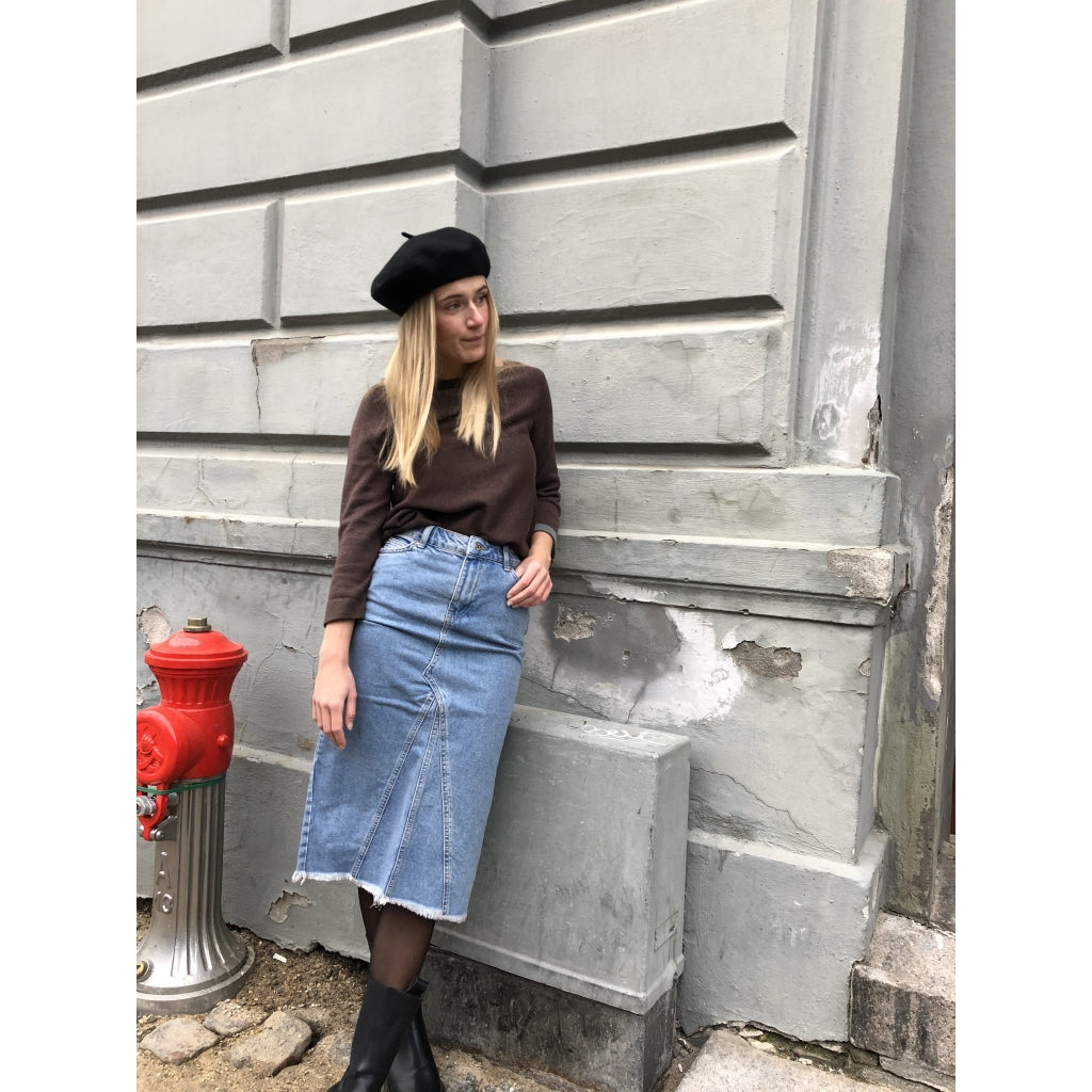 NORR Naomi denim skirt Skirt Blue