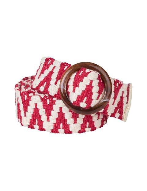 Manja bælte i rød - Damernes Outlet