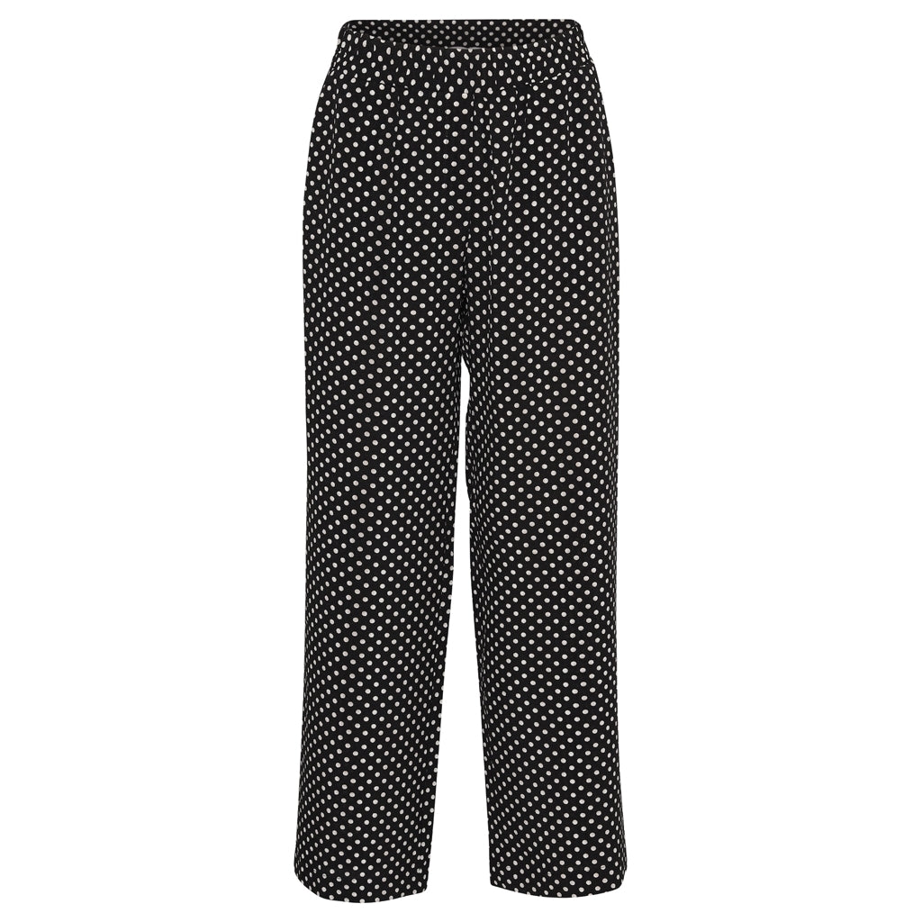 A-View Oda pant Pants Black with white dots