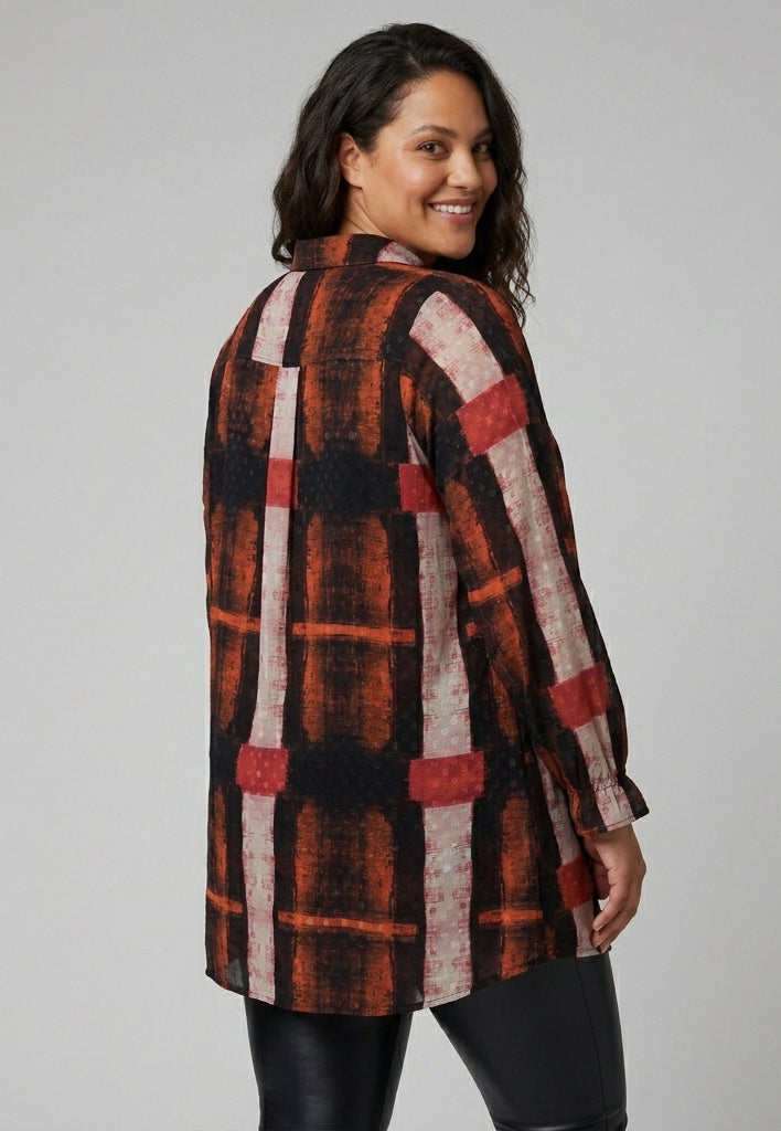 Pont Neuf PNAdelin Skjortebluser 2490 Persian Red