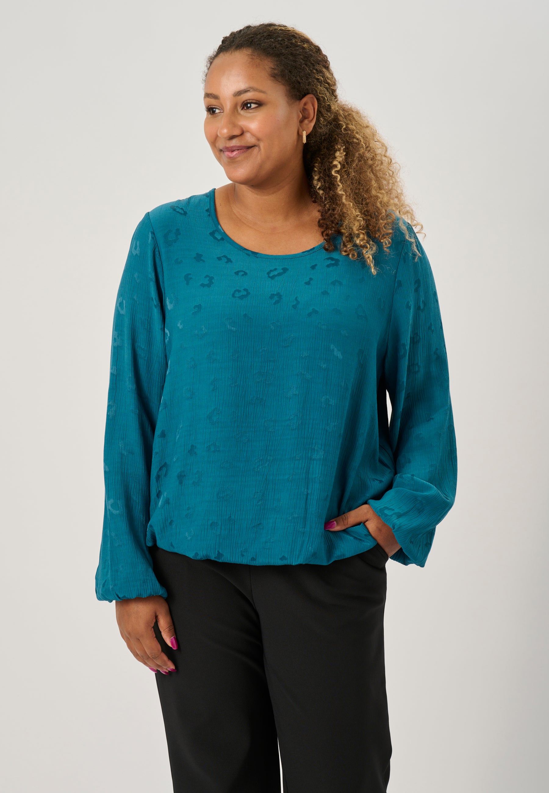 Pont Neuf PNAlison Bluser 5052 Petrol Blue