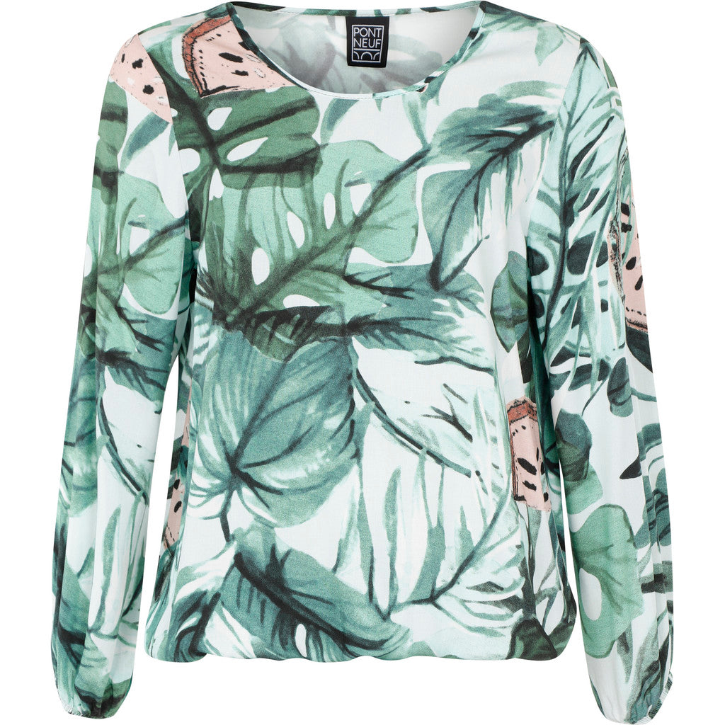Pont Neuf PNAlison - Ecovero Bluser 270 sea green