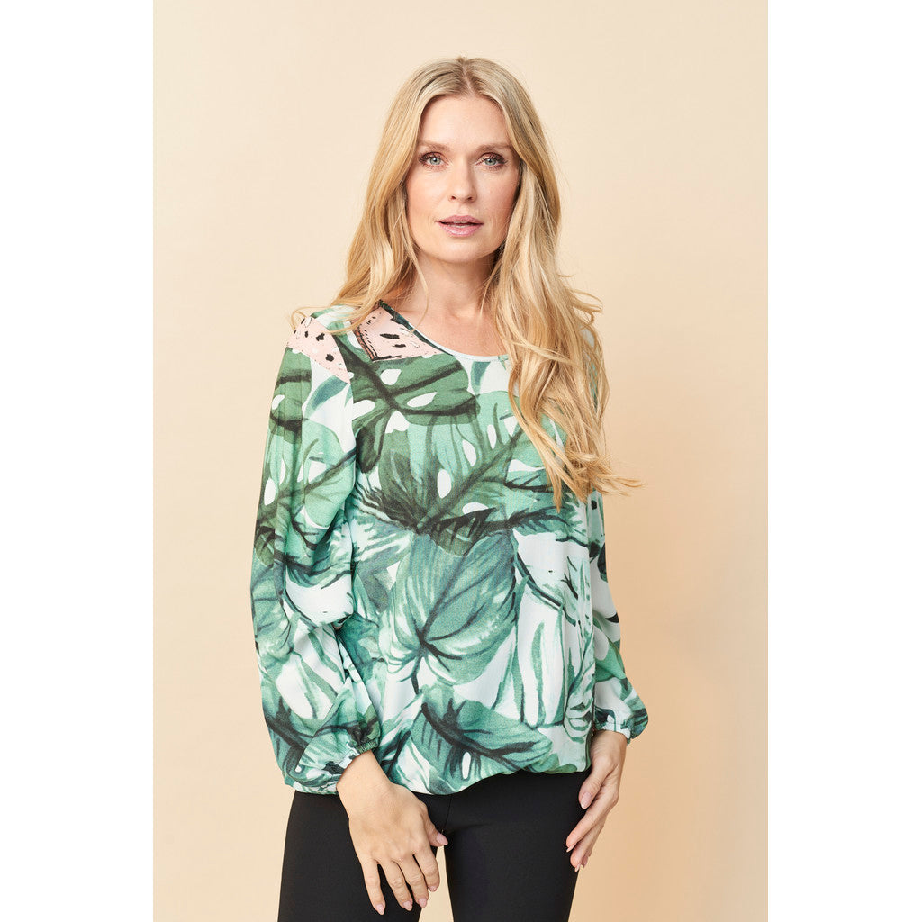 Pont Neuf PNAlison - Ecovero Bluser 270 sea green