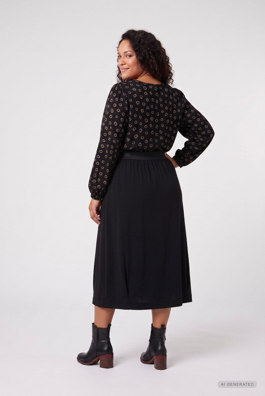 Pont Neuf PNAlmira Nederdele 9999 BLACK