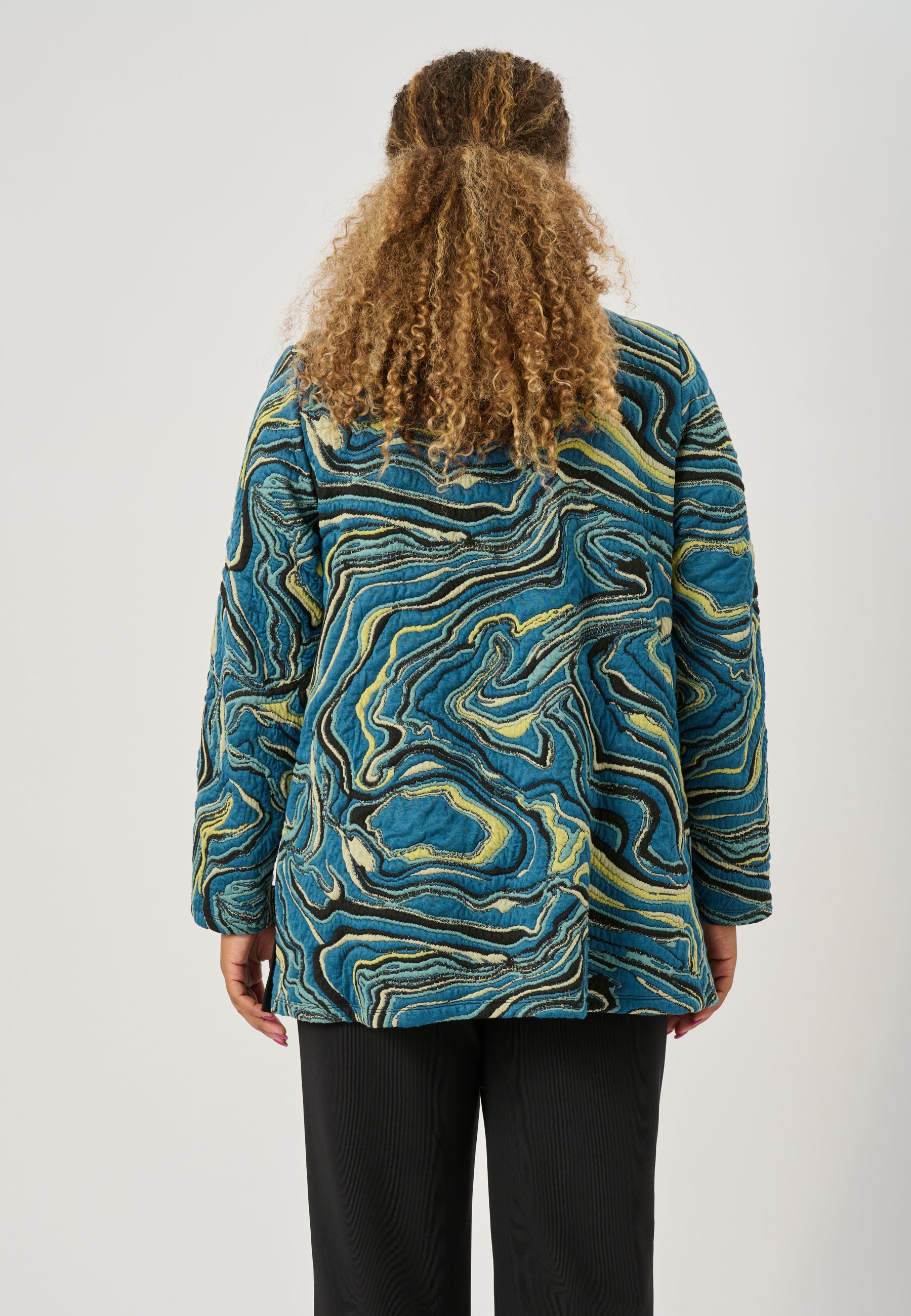 Pont Neuf PNAnelise Cardigan 5052 Petrol Blue