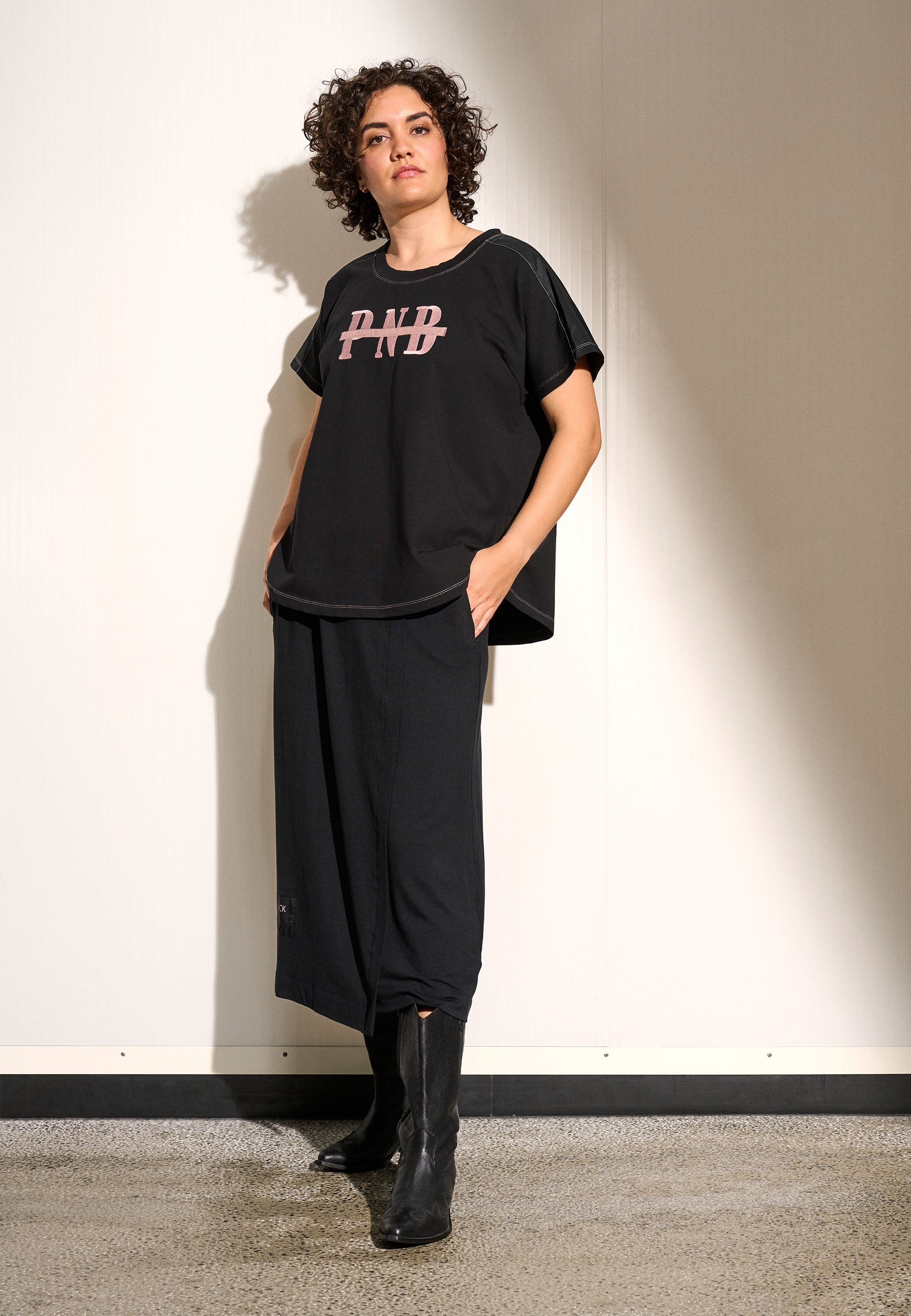 Pont Neuf PNBarbara T-Shirt 9999 BLACK