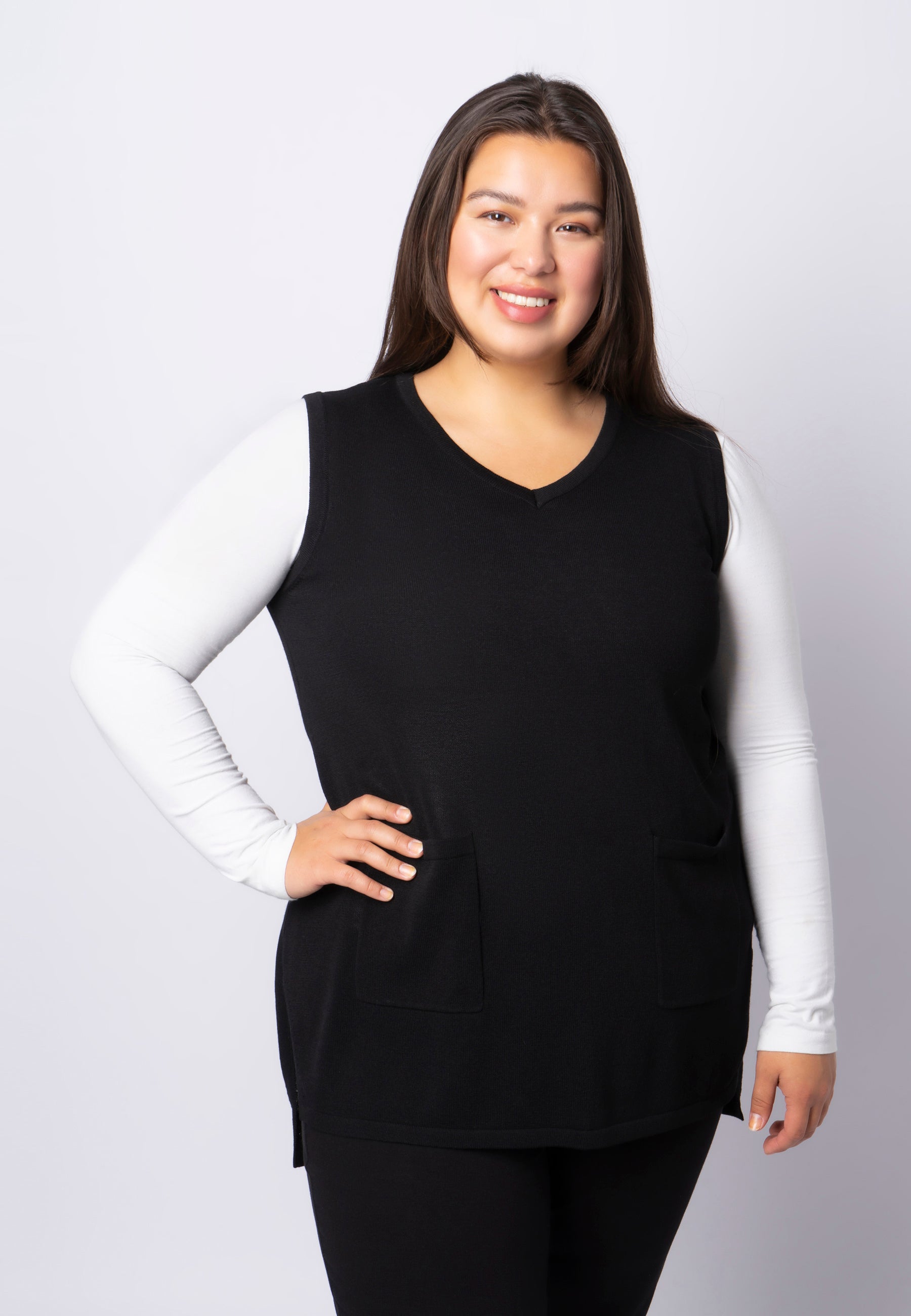 Pont Neuf PNBecca Knit Pullover 999 Black