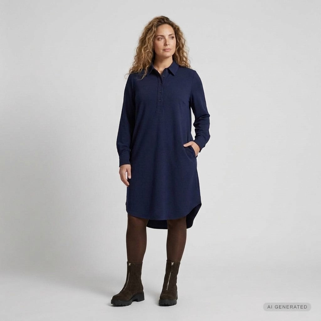 Pont Neuf PNBriska Kjoler 5999 NAVY BLUE