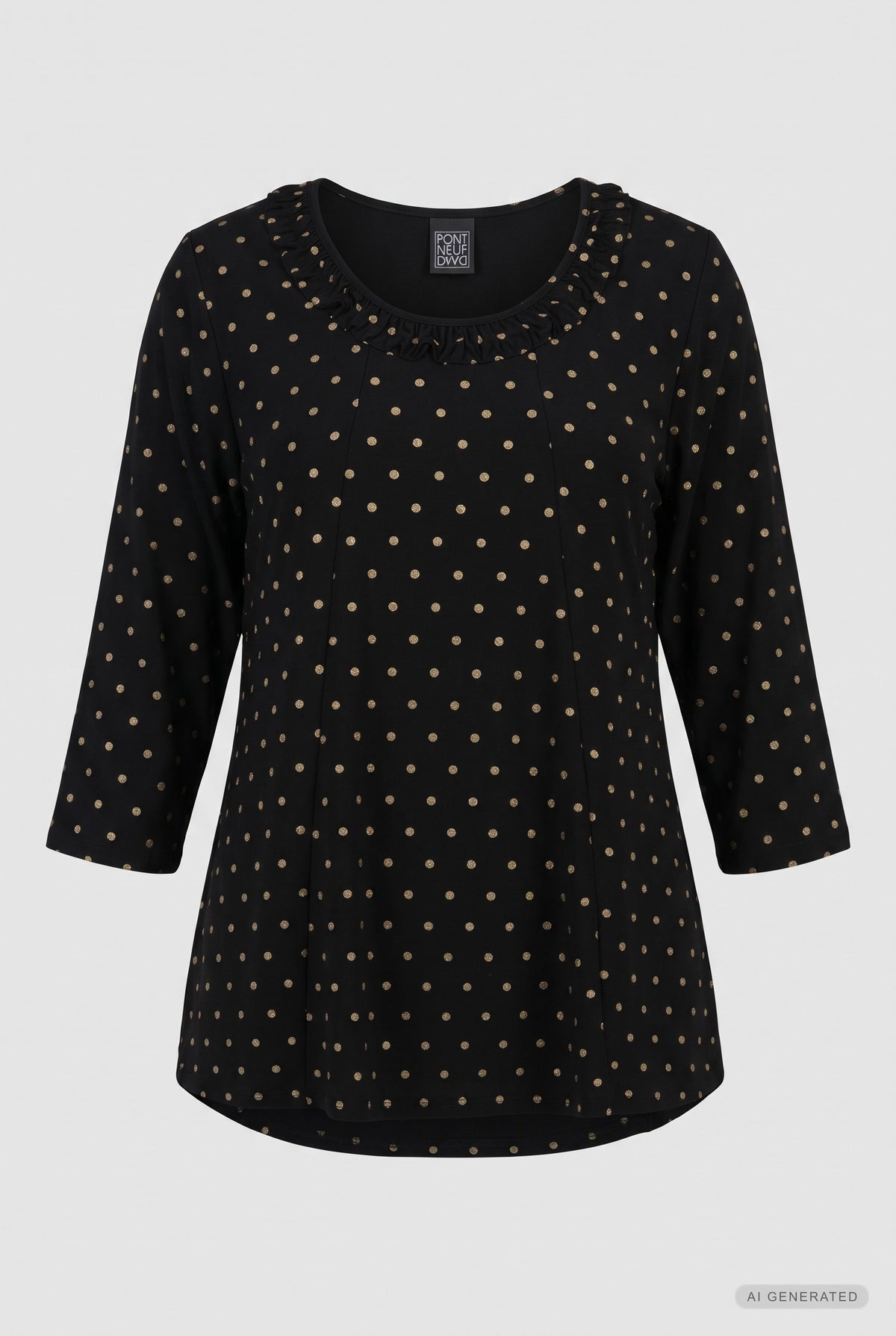 Pont Neuf PNCana Tea Bluser 9999 BLACK