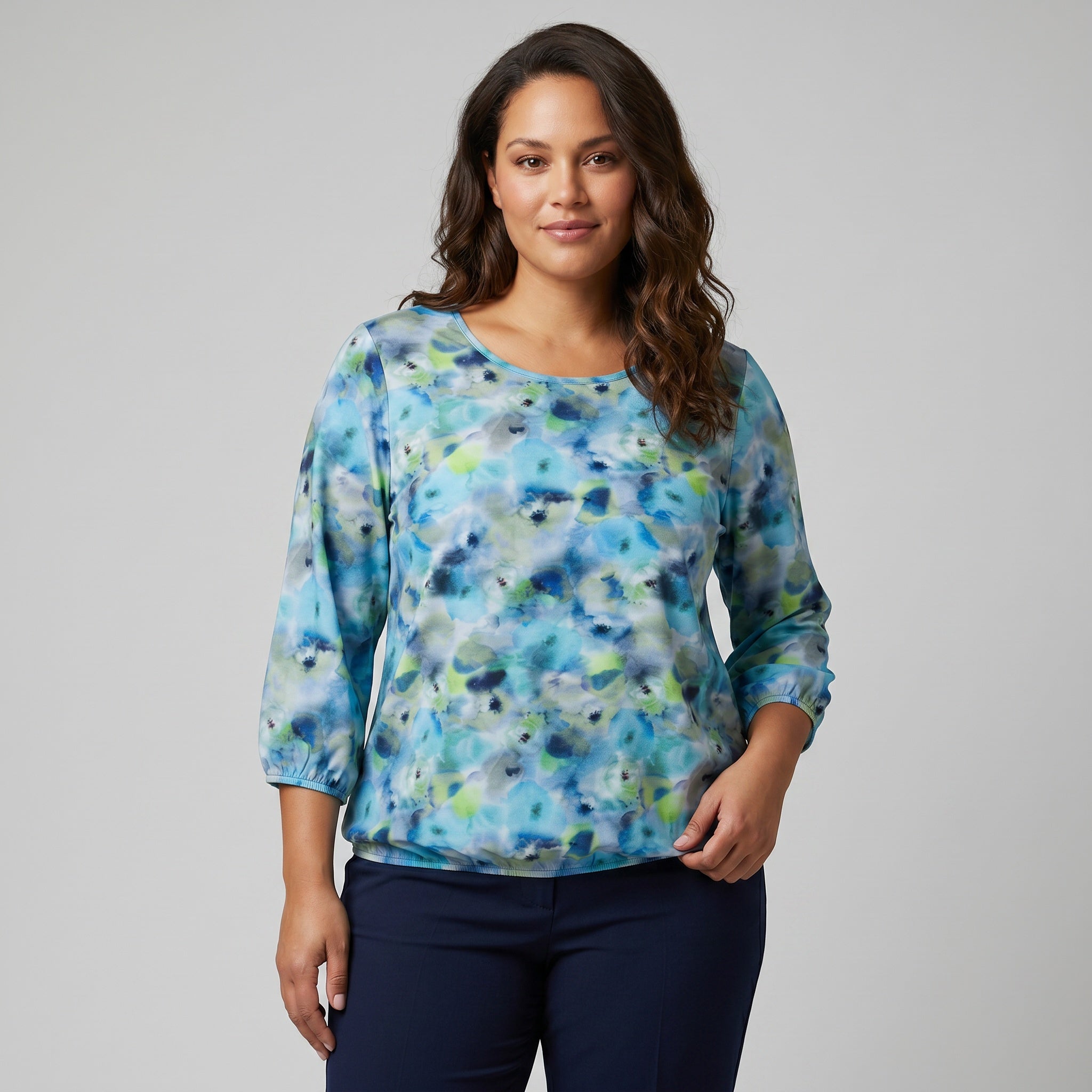 Pont Neuf PNChrista Bluser 5360 Provence Blue