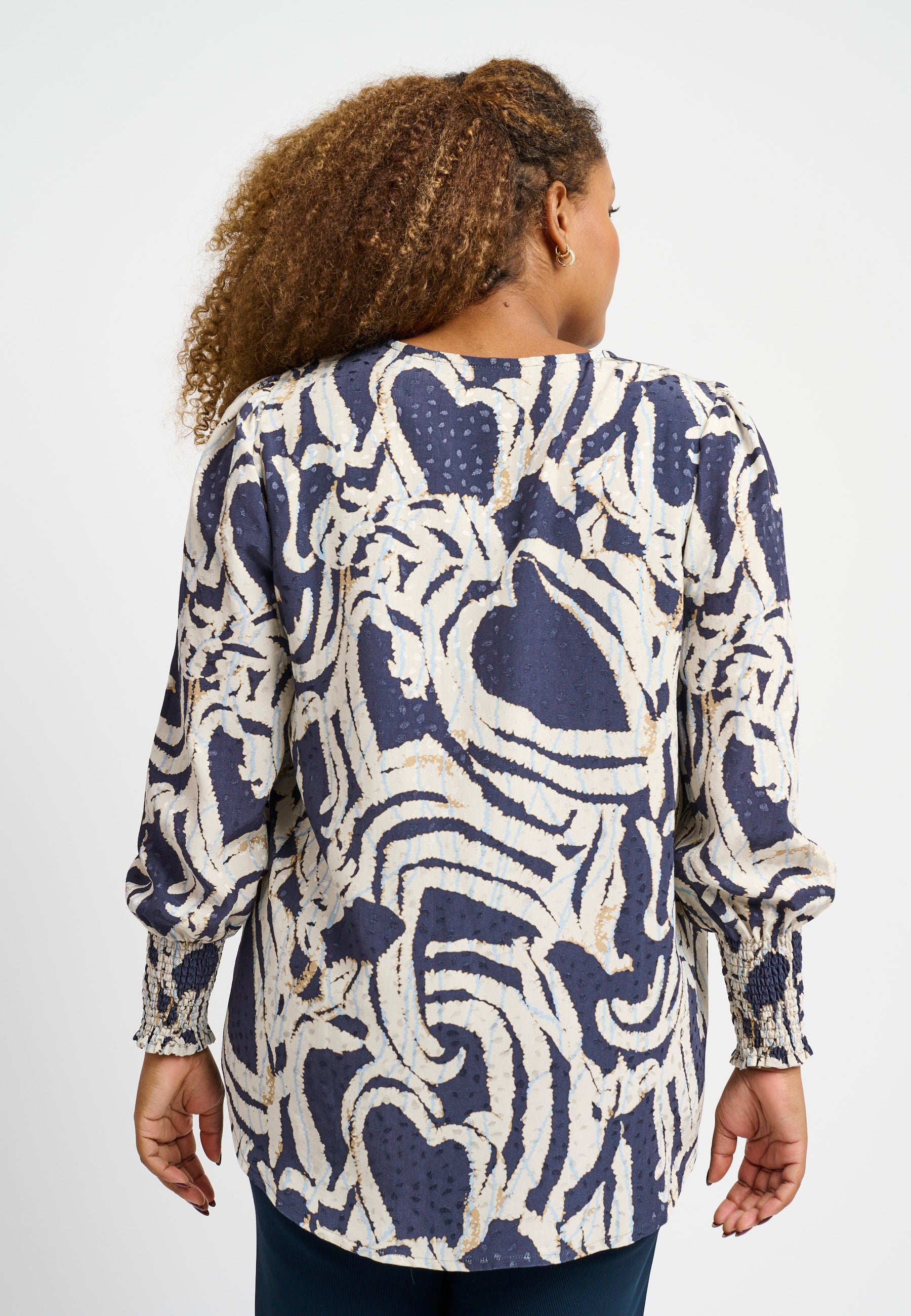 Pont Neuf PNDalvina Bluser 5999 NAVY BLUE