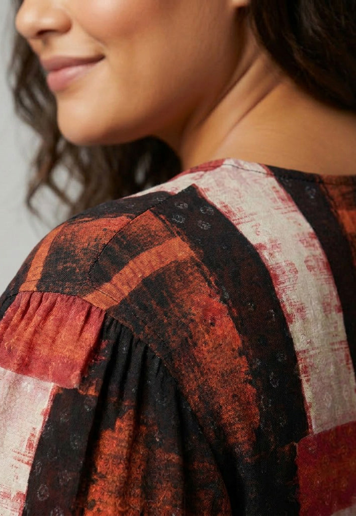 Pont Neuf PNDalvina Bluser 2490 Persian Red